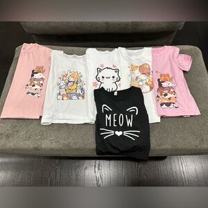 Girls Tee Shirt Bundle Size 9/10